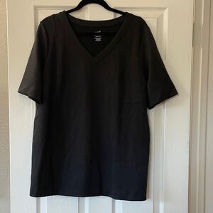 J. Jill Women's Black V-Neck Tunic